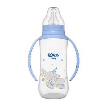 138 WEEBABY სახელურიანი "პლასტმასის" ბოთლი 250 ml