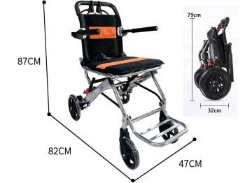 პაციენტის გადასაყვანი ეტლი დასაკეცი