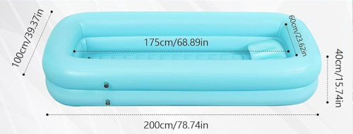 პაციენტის დასაბანი გასაბერი აბაზანა